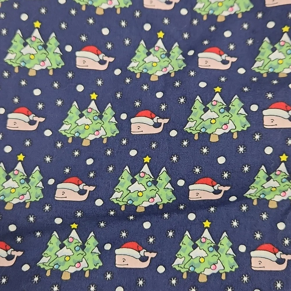 Vineyard Vines Men’s Whale Santa Christmas Flannel Pajama Pants - Small - Picture 7 of 7